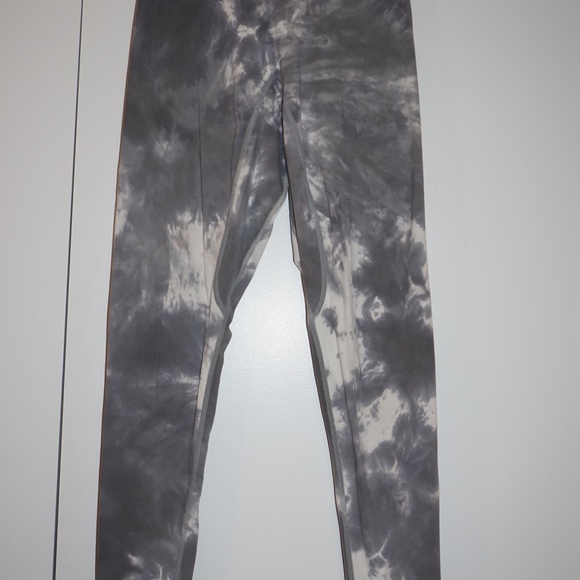 Balance Athletica Leggings Women's Small S Gray White Tie Dye Cyclone Cloud Pant - Picture 3 of 5